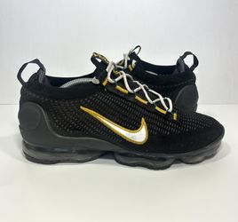 Nike Air VaporMax 2021 FK ‘Black University Gold’ (DH4086 001) Shoes Size: 11 M