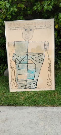 1967 Ben Shahn 'Graphics' Modernism