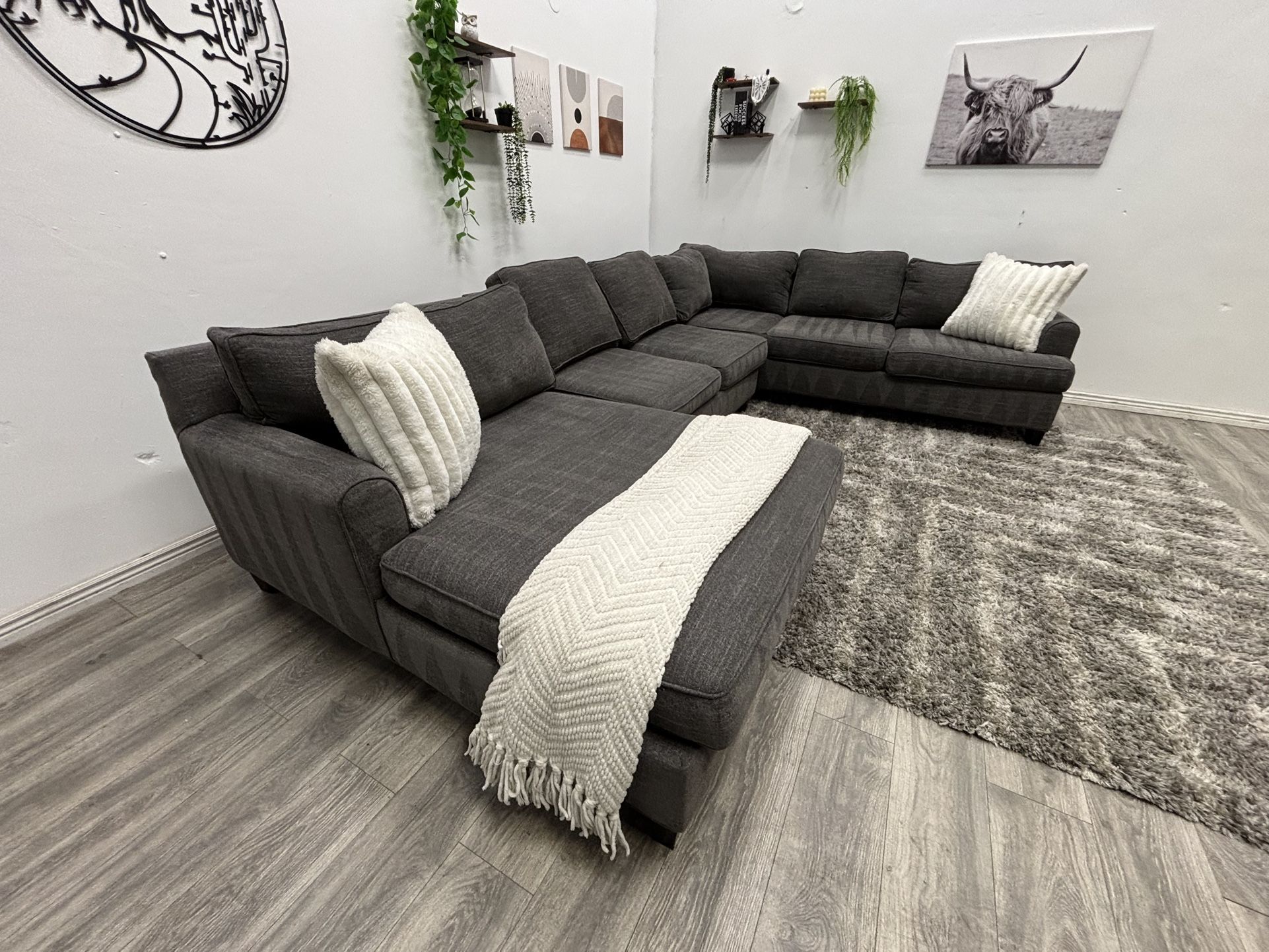 Gray Sectional Couch - Free Delivery
