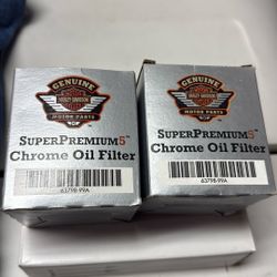 Harley Davidson Chrome Oil Filters 