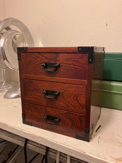 Asian style wooden box