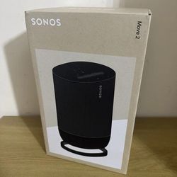 Sonos Move 2 Portable Smart Speaker with Voice Control - Black (MOVE2UK1BLK)