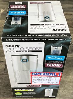 Shark HP200 Clean Sense Air Purifier W/ IQ MAX Up to 1000 Square Feet Brand New
