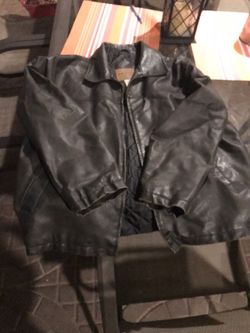 Leather jacket