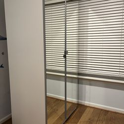 Ikea Wardrobe/ Closet/ Organizer With Mirror Door