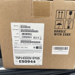 New  Kitchen Printer - Star Micronics TSP1...ernal Power Supply - Gray