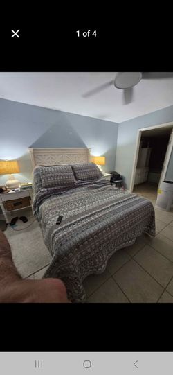 Adjustable bed with mattress and headboard $400 obo