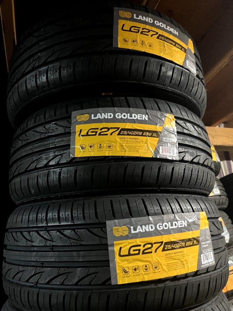 215/40/18 Landgolden 4 new tires for Sale in Stanton, CA OfferUp