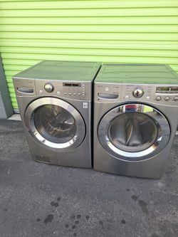 Washer and dryer set lg
