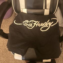 Black Ed Hardy Shorts Large 