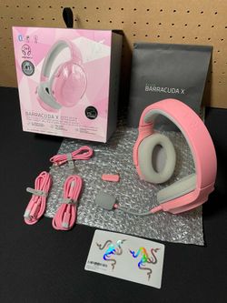 New Razer - Barra- Edition Wireless Over-the-Ear Gaming Headset for PC, Mac, Playstation, Switch, Steam Deck, Mobile - Quartz