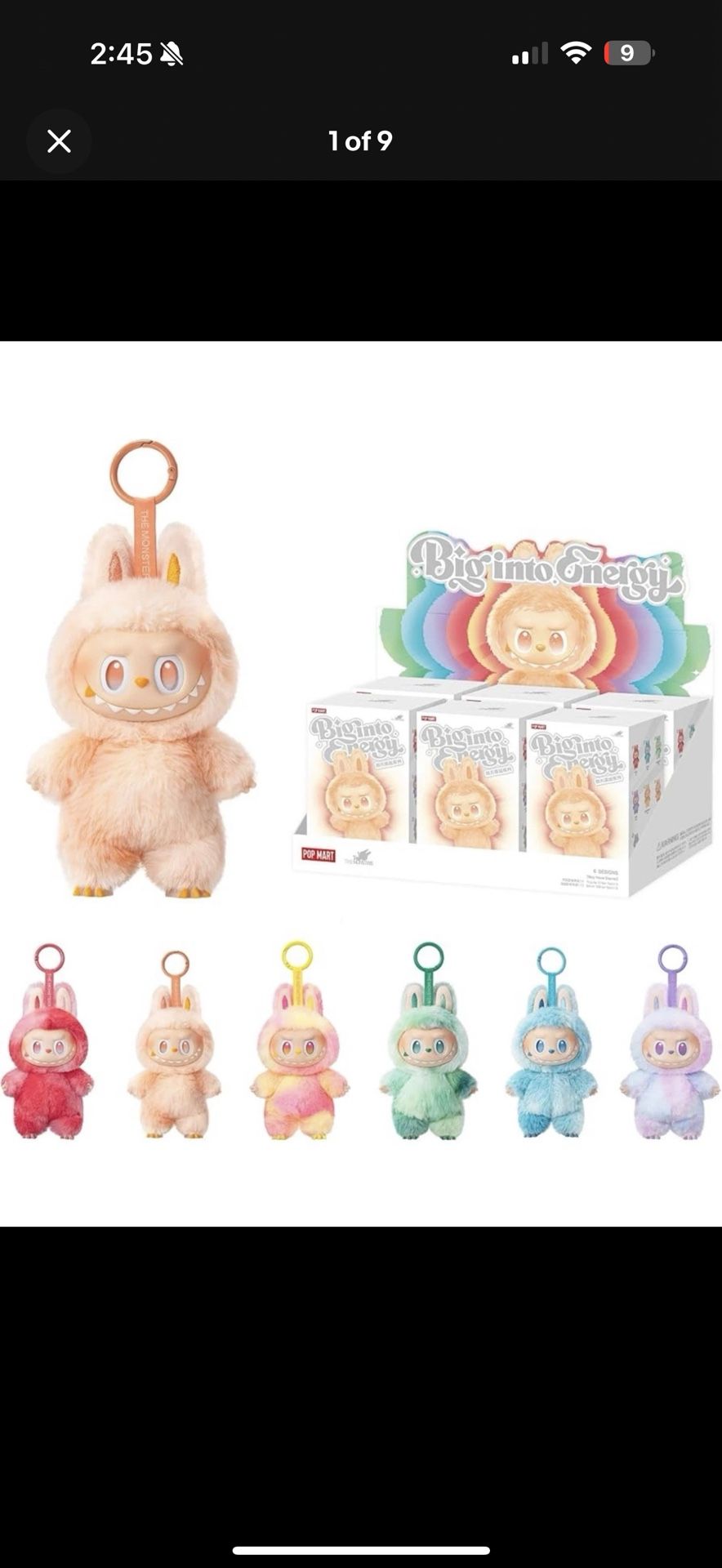 AUTHENTIC Labubu Big Into Energy Whole Complete Full Set Open Box