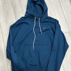 Nike Blue Hoodie Solo Swoosh Men’s Size Large