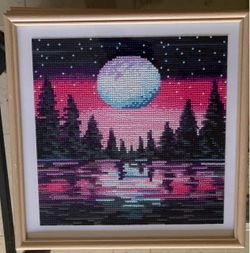 Diamond painting (framed)