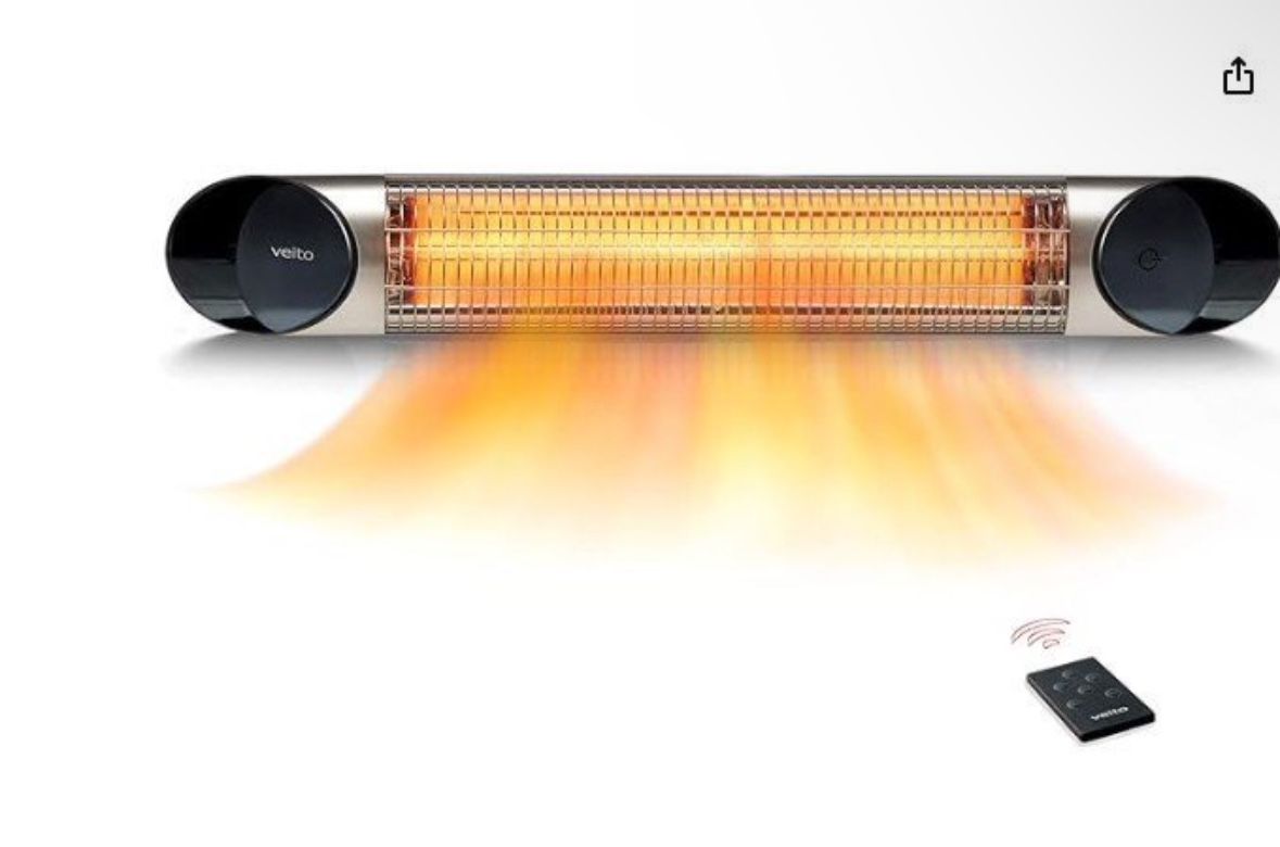 SALE-Veito Carbon Heater for outdoor- white, Black and Silver colors