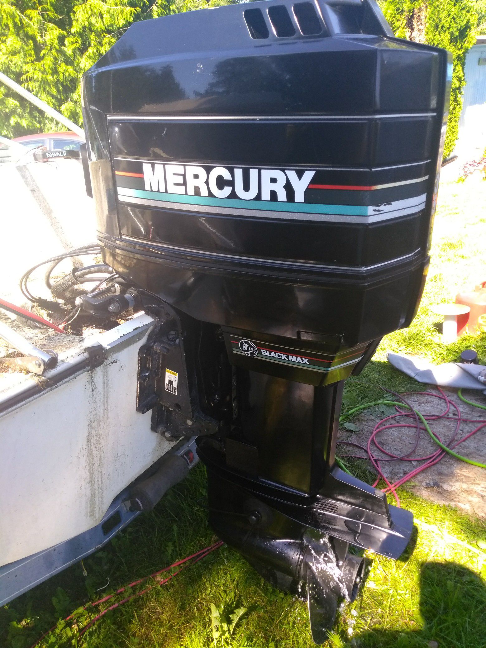 1990 Mercury 135 hp. Black max