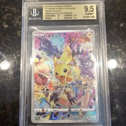 2022 Pokemon Japanese Precious Collector Box Pikachu 323/S-P BGS 9.5 True Gem +