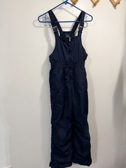 Kids Snow Bib Large 10-12 Black