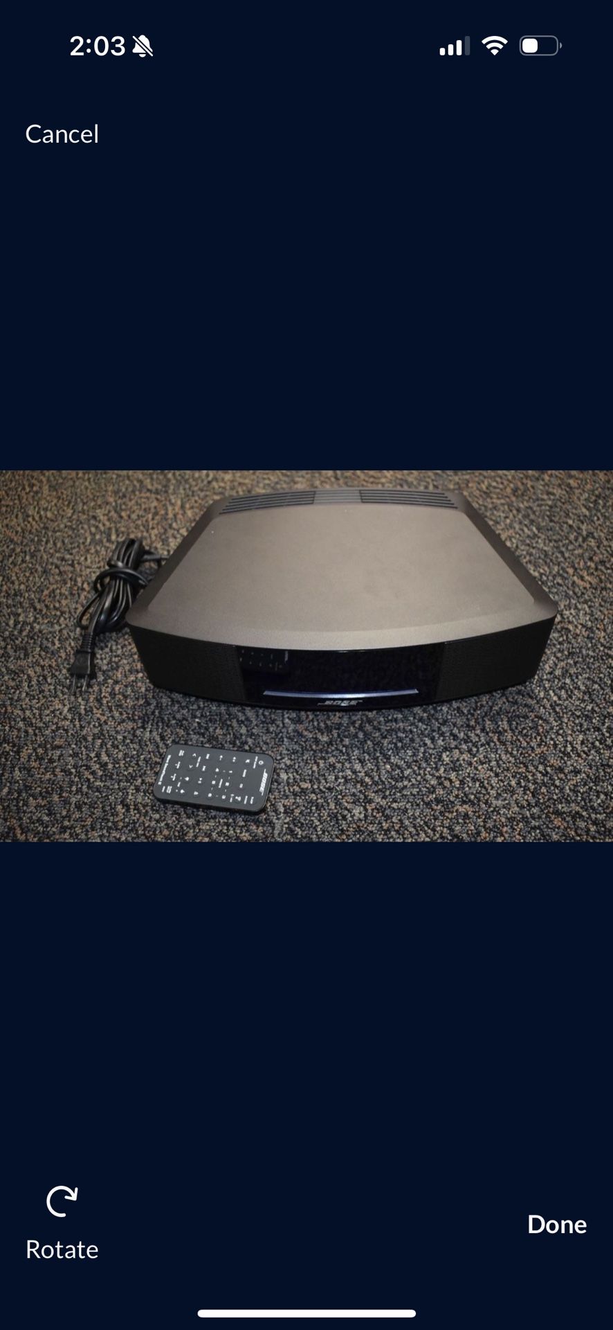 Bose wave all in one cd entertainment compact hifi audio cd NEW Never player cd remote !