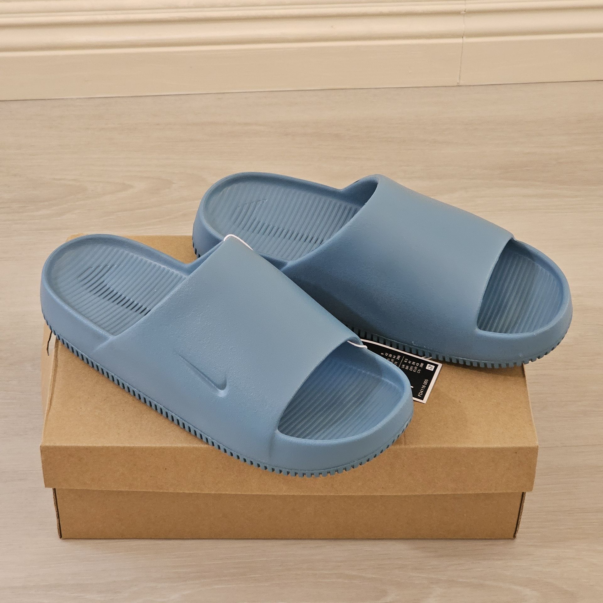 Nike Calm Slide Smokey Blue Size 10 Mens display picture 2