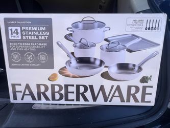 NEW- Farberware 14 Piece Cooking Set