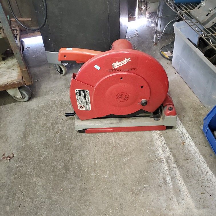 Milwaukee 14" Heavy Duty Steel Cut Off Saw