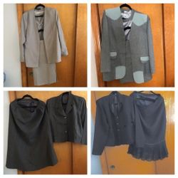 WOMEN'S PLUS SIZE SKIRT SUITS SIZE 48