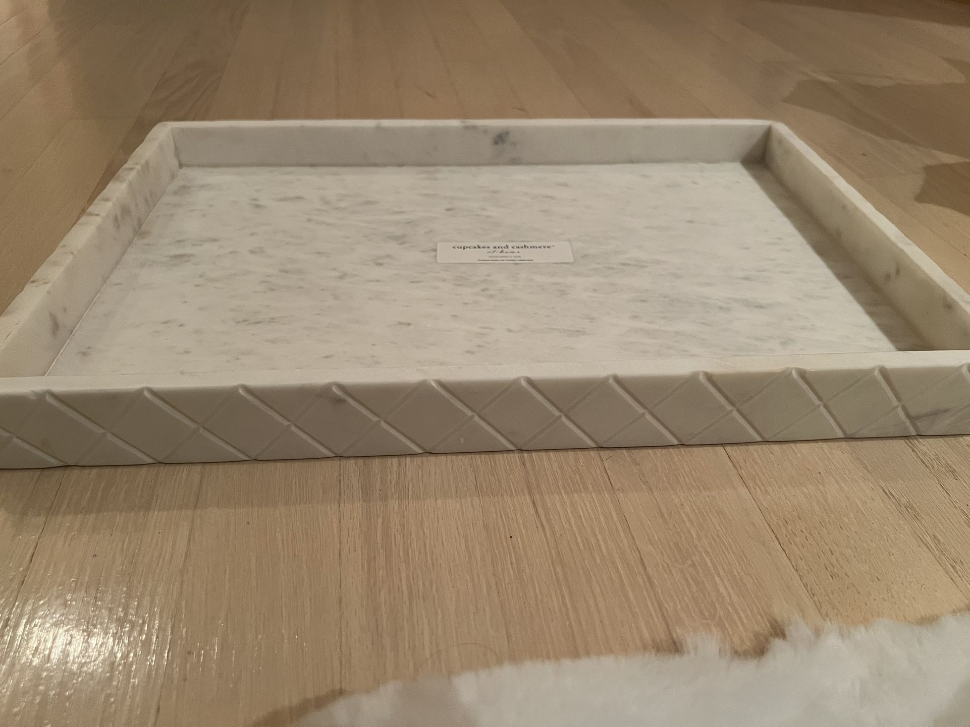 Solid Marble Tray 12x18