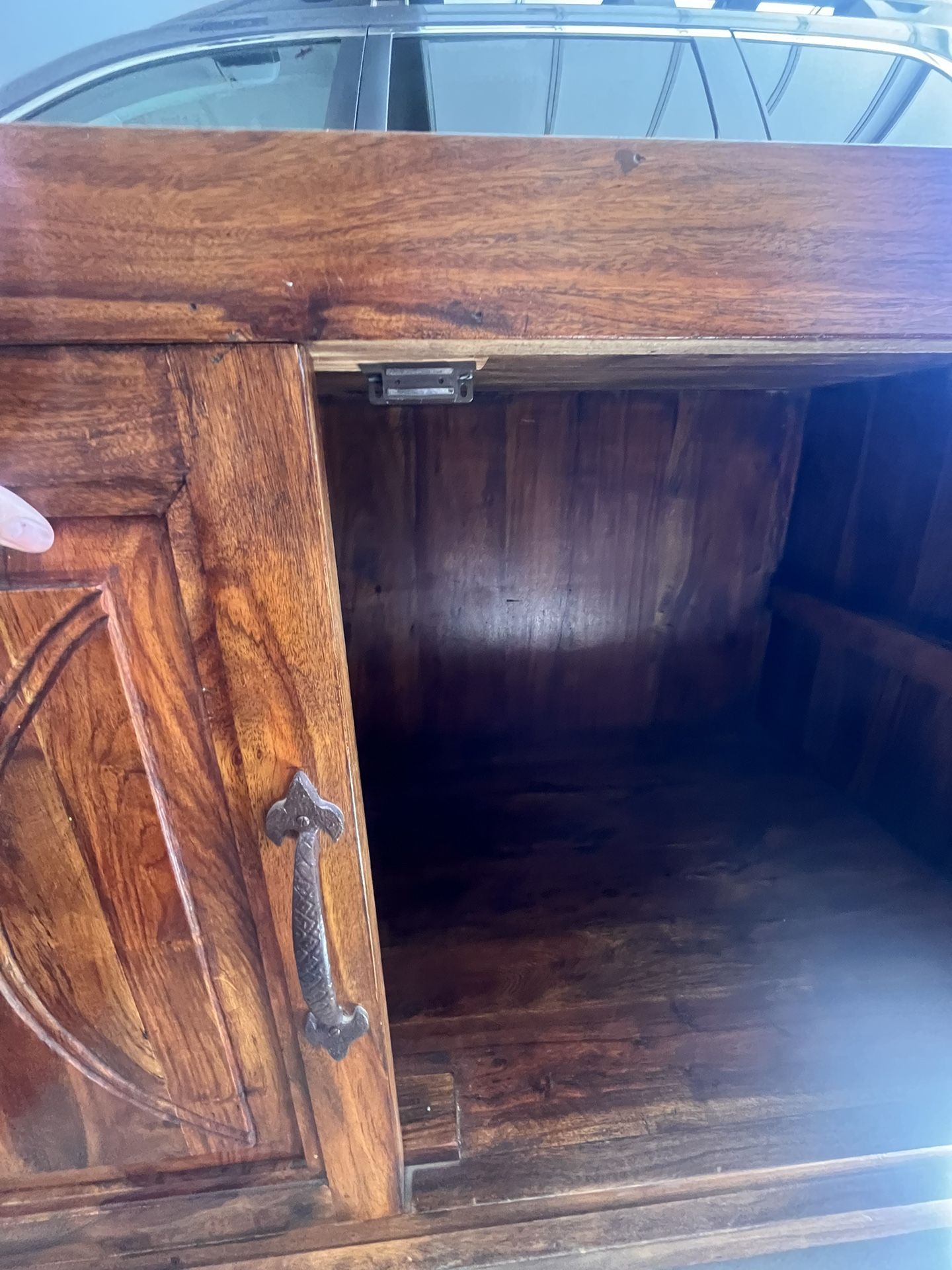 Beautiful Wooden Tv Console storage