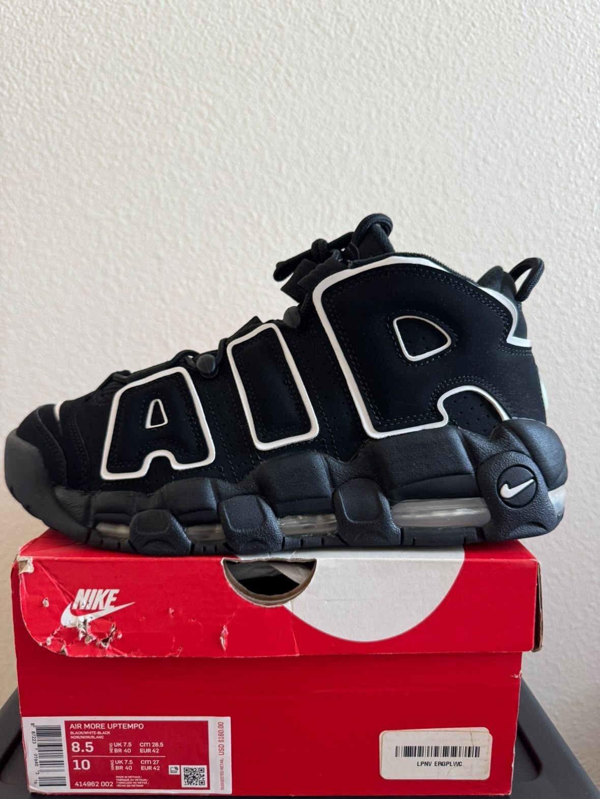 Nike Air Max Up Tempo Size 8.5 Men’s Scottie Pippen OG Chicago Original Box Worn Once $200