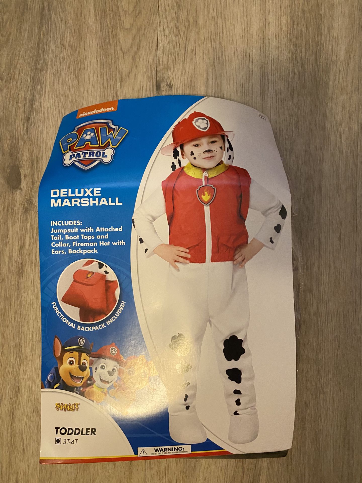 3T-4T Marshall Paw Patrol Costume