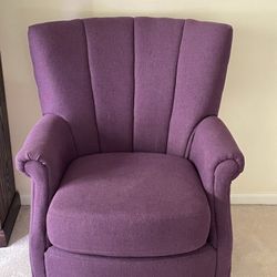 Purple Armchair 