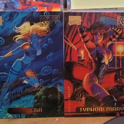 1994 MARVEL MASTERPIECES COMPLETE - 2 GOLD SIGNATURE+BASE SET 🔥🔥🤌🏽🤌🏽