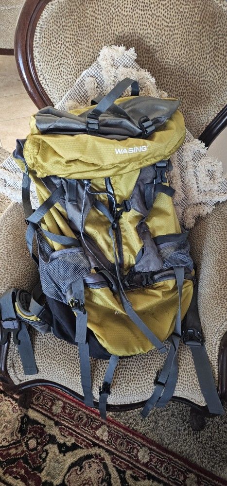 WASING 55L Internal Frame Backpack.