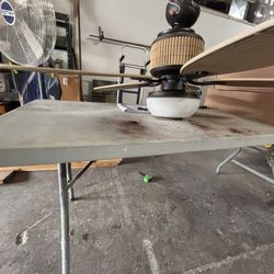 Indoor /Outdoor bamboo ceiling fan