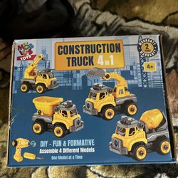 Mob IUS toys 4 In 1 With Drill/remote Construction Truck 20$