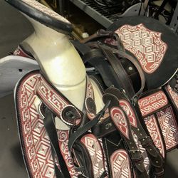 Monturas Charras Para Caballos 100% Piel 