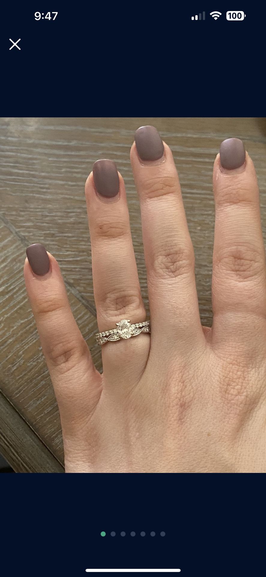 Diamond Ring And Band Set