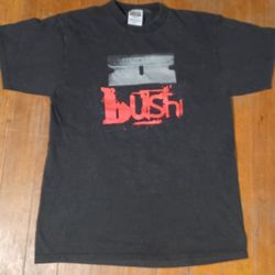 Men's Size Large Bush Vintage Tultex Shirt Razorblade Album Tour
