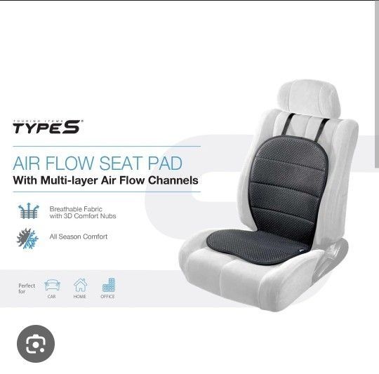 New Two Universal Fit Air Flow Seat Pads Seat Cushions