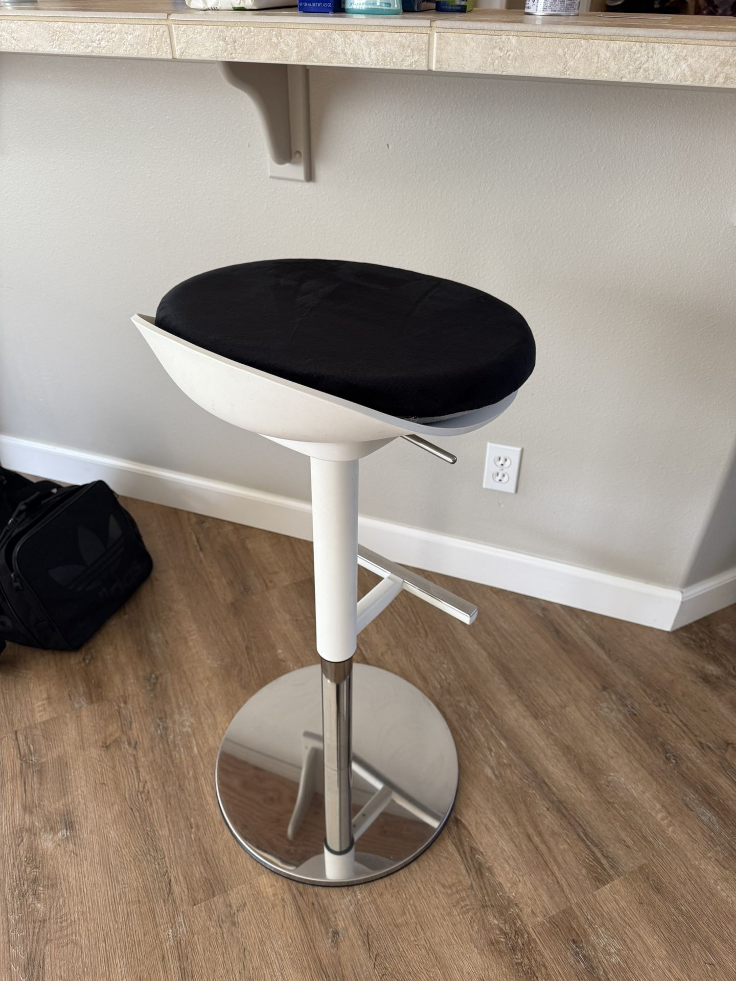 IKEA Bar Stool + Memory Foam Seat Cushion — $60