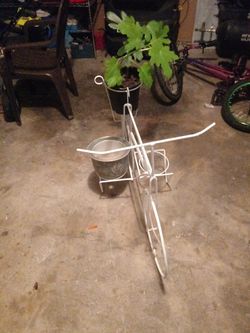 Motorycle pots holders.Garden