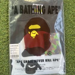 Black Bape T Shirt White Head