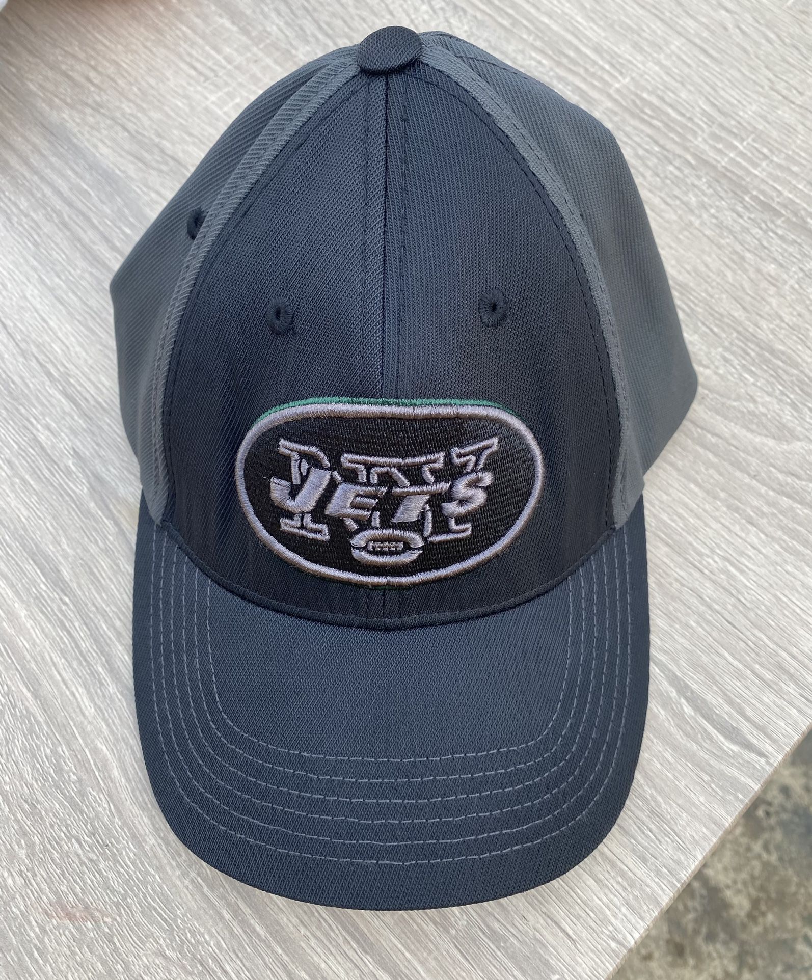 NFL Team Apparel New York Jets Black Gray Adult Hat One Size Fits Most 