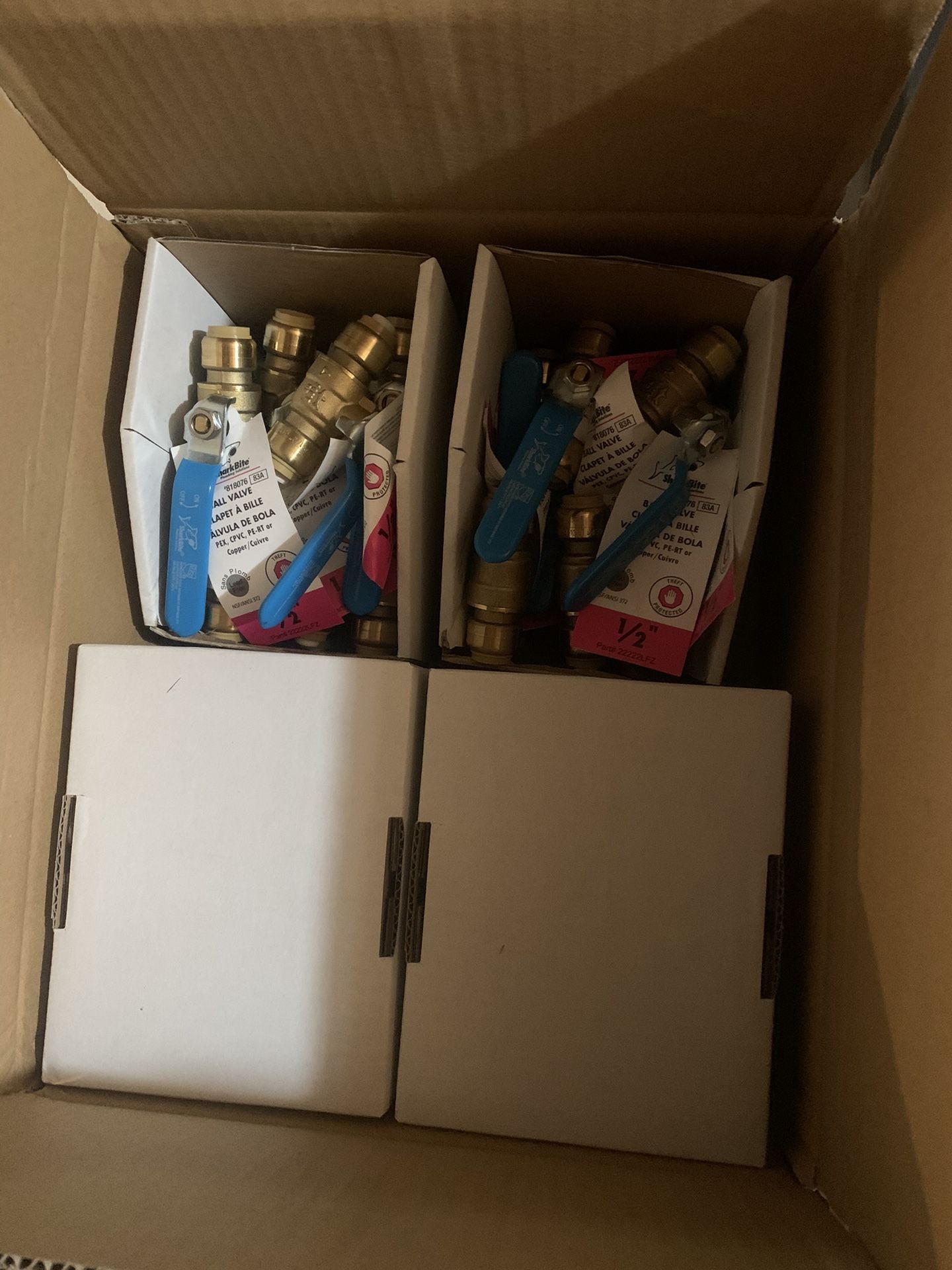 1/2" SharkBite Ball Valve (Lead Free) Push To Connect