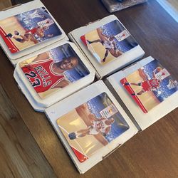 VTG Upper Deck “Soaring Above The Rest” Michael Jordan Chicago Bulls 5 Plate Set Authenticated 