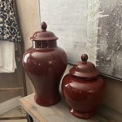 Red Vases 