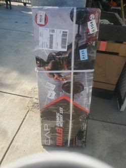 CAP 110 pound Olympic weight set