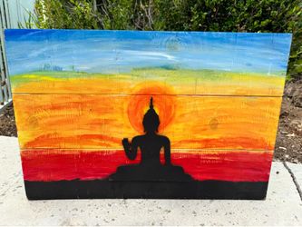 Buddha Wood Art