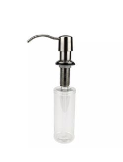 Chrome Soap Dispenser Pump Kitchen Under-Counter Mount Straight Nozzle Metal New